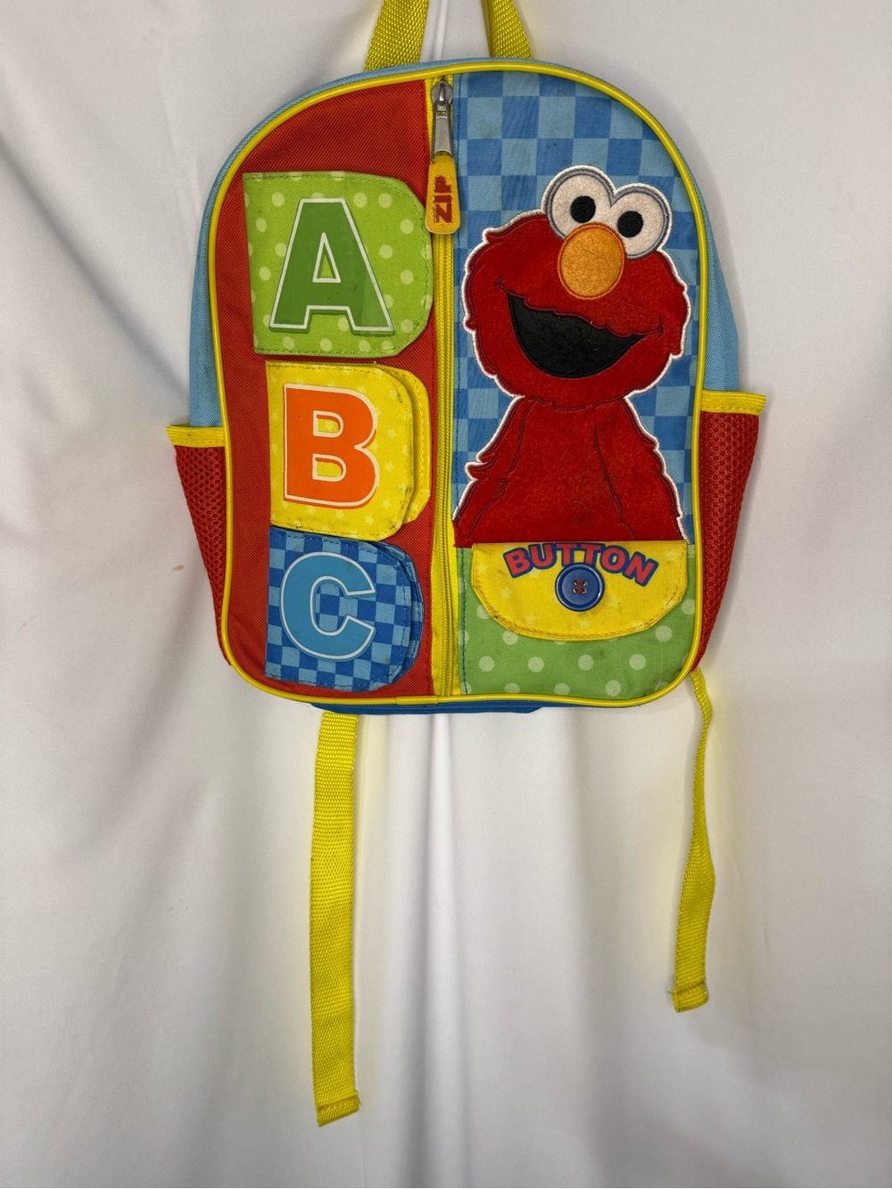 Sesame Street Kids Backpack Elmo ABC's 12" Bookbag for Toddler Kids School